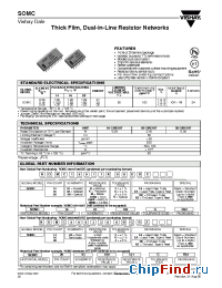 Datasheet SOMC-1401 10K 2% D manufacturer Vishay