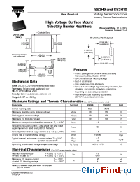 Datasheet SS3H10 manufacturer Vishay