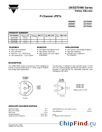 Datasheet SST5461 производства Vishay