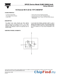 Datasheet SUM110N06-3M4L manufacturer Vishay