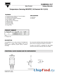 Datasheet SUM60N04-12LT manufacturer Vishay