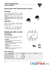 Datasheet TCDT1100G manufacturer Vishay