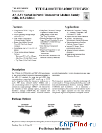 Datasheet TFDU4100 manufacturer Vishay