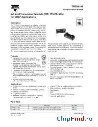 Datasheet TFDU4101-TT3 manufacturer Vishay