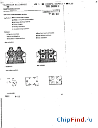 Datasheet TFK5070D manufacturer Vishay