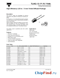 Datasheet TLHG4400 manufacturer Vishay