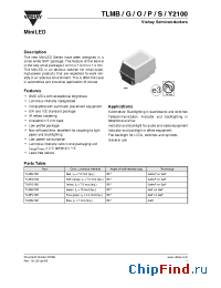 Datasheet TLMB manufacturer Vishay