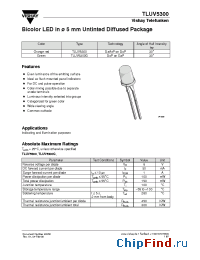 Datasheet TLUV5300G manufacturer Vishay