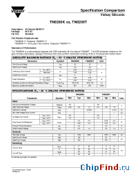 Datasheet TN0200K производства Vishay