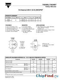 Datasheet TN2460L manufacturer Vishay