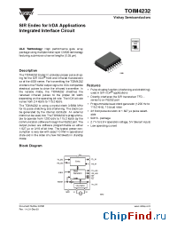 Datasheet TOIM4232 manufacturer Vishay