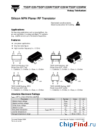 Datasheet TSDF1220RW manufacturer Vishay