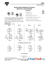 Datasheet TSM4YJ201KR05WL manufacturer Vishay