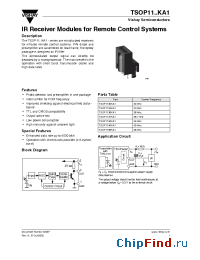 Datasheet TSOP1156KA1 manufacturer Vishay