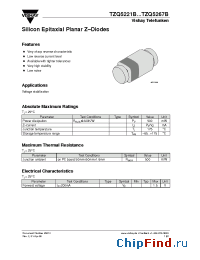 Datasheet TZQ5238B manufacturer Vishay