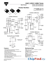 Datasheet UGF8HT...UGF8JT manufacturer Vishay