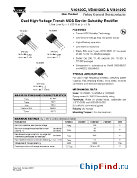 Datasheet V40120C-E3/45 производства Vishay