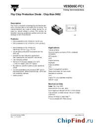 Datasheet VESD05C-FC1 manufacturer Vishay
