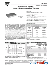 Datasheet VFC1206RQBW производства Vishay
