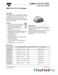 Datasheet VLMH3102-GS08 manufacturer Vishay