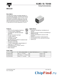 Datasheet VLMW2100-GS08 manufacturer Vishay