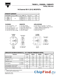 Datasheet VN66AFD manufacturer Vishay