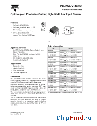 Datasheet VO4254D-X006 manufacturer Vishay