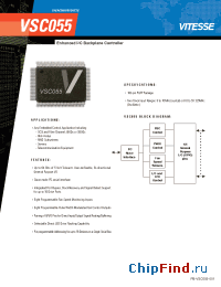 Datasheet VSC055 manufacturer Vitesse
