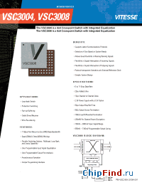 Datasheet VSC3004 manufacturer Vitesse