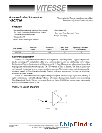 Datasheet VSC7710 manufacturer Vitesse