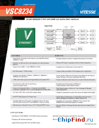 Datasheet VSC8234 manufacturer Vitesse