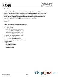 Datasheet VG26VS17405FJ manufacturer VIS