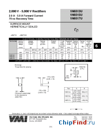 Datasheet 1N6515U manufacturer Voltage Multipliers