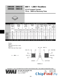 Datasheet D90S08 manufacturer Voltage Multipliers