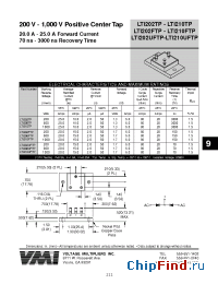Datasheet LTI202FTP manufacturer Voltage Multipliers