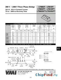 Datasheet LTI602FT manufacturer Voltage Multipliers