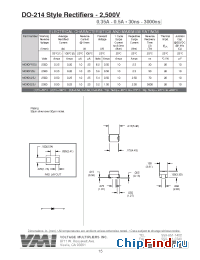Datasheet MD90FF18J manufacturer Voltage Multipliers