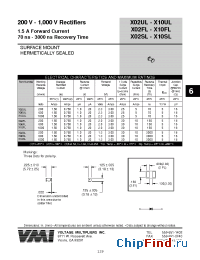 Datasheet X02UL manufacturer Voltage Multipliers