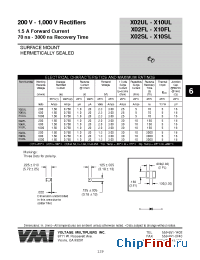 Datasheet X10SL производства Voltage Multipliers