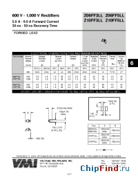 Datasheet Z10FF5LL производства Voltage Multipliers