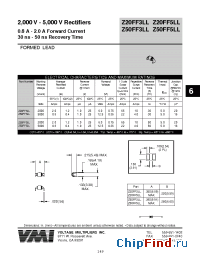 Datasheet Z20FF5LL manufacturer Voltage Multipliers