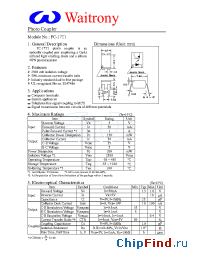 Datasheet PC-17T1 manufacturer Waitrony
