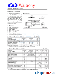 Datasheet PD-34BRD manufacturer Waitrony