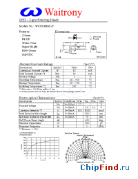 Datasheet W03304BSC-P manufacturer Waitrony