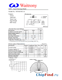 Datasheet W03304YSC-A2 manufacturer Waitrony