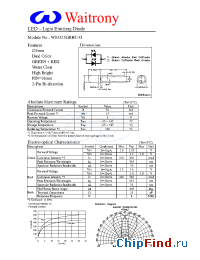Datasheet W03325GRHC-O manufacturer Waitrony