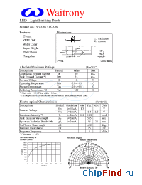 Datasheet W03361YSC-OM manufacturer Waitrony