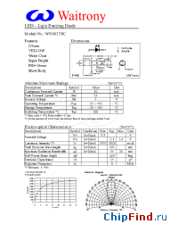 Datasheet W03362YSC manufacturer Waitrony