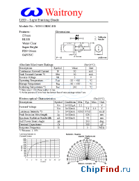 Datasheet W05310BSC-ES manufacturer Waitrony