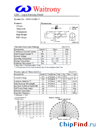 Datasheet W05310GHJ-Y manufacturer Waitrony